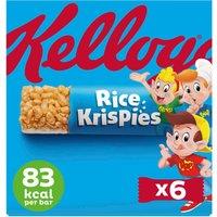Kellogg's Rice Krispies Breakfast Cereal Bars 6x20g