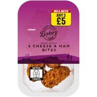 Iceland 6 (Approx.) Cheese and Ham Bites 120g