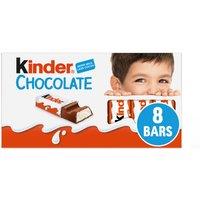 Kinder Small Chocolate Bars Multipack 8 x 12.5g (100g)