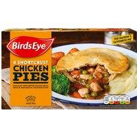 Birds Eye 4 Shortcrust Chicken Pies 620g