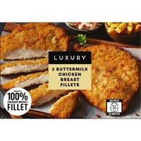 Iceland Luxury 2 Buttermilk Chicken Breast Fillets 400g