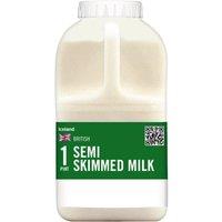 Iceland British Semi-Skimmed Milk 1 Pint 568ml