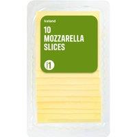 Iceland 10 Mozzarella Slices 250g