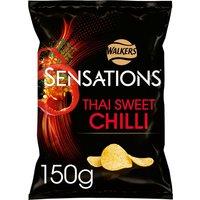 Walkers Sensations Thai Sweet Chilli Sharing Bag Crisps 150g