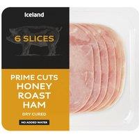 Iceland 6 Slices (Approx.) Prime Cuts Honey Roast Ham 100g