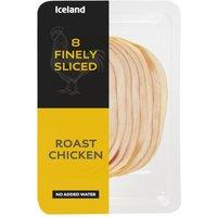 Iceland 8 (Approx.) Finely Sliced Roast Chicken 100g