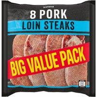 Iceland 8 Pork Loin Steaks 1 kg
