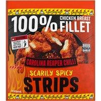 Iceland Scarily Spicy Carolina Reaper Chilli Chicken Breast Fillet Strips 500g
