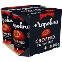 Napolina Chopped Tomatoes in a Rich Tomato Juice 4 x 400g