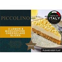 Piccolino 2 Lemon & Mascarpone Cheesecake Slices 180g