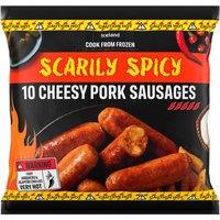 Iceland Scarily Spicy 10 Cheesy Pork Sausages 500g