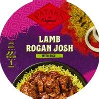 Patak's Lamb Rogan Josh with Rice 400g
