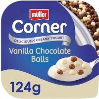 Mller Corner Vanilla Yogurt with Chocolate Balls