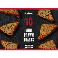 Iceland 10 Mini Prawn Toasts 150g