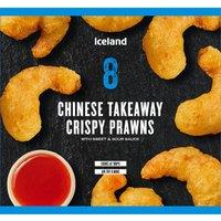 Iceland 8 Chinese Takeaway Crispy Prawns with Sweet & Sour Sauce 150g