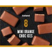 Iceland 8 Mini Orange Choc Ices 160g