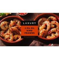 Iceland Luxury 2 Pil Pil King Prawns 136g