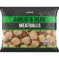 Iceland Garlic and Herb Meatballs 500g