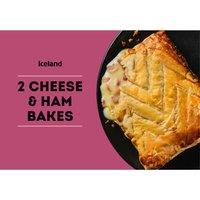 Iceland 2 Cheese & Ham Bakes 260g