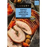 Iceland Luxury Perfect Rolled Pork Belly Crackling Joint 1kg