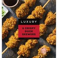 Iceland Luxury 8 Crispy Duck Skewers with Hoisin Dipping Sauce 290g