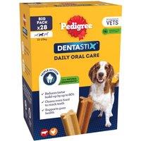 PEDIGREE DENTASTIX Daily Dental Chews Medium Dog Treat 28 Sticks