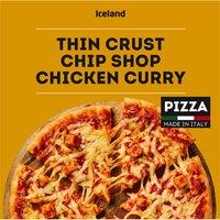 Iceland Thin Crust Chip Shop Chicken Curry 314g