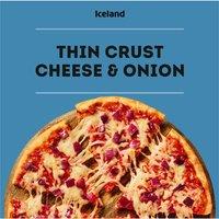 Iceland Thin Crust Cheese & Onion 332g