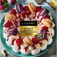 Iceland Luxury Ultimate Macaron Topped Pavlova Wreath 575g
