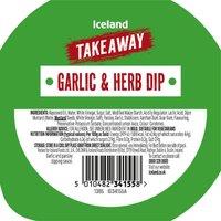 Iceland Garlic & Herb Dip 100g