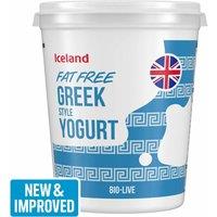 Iceland Fat Free Greek Style Yogurt 450g