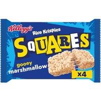 Kellogg's Rice Krispies Squares Chewy-Tastic Marshmallow Snack Bars 4x28g