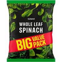 Iceland Whole Leaf Spinach 1kg