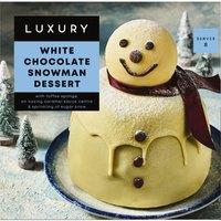 Iceland Luxury White Chocolate Snowman Dessert 625g