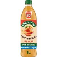 Robinsons Fruit & Barley with Vitamins Peach Squash 1L