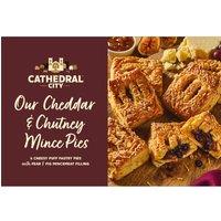 Cathedral City Our Cheddar & Chutney Mince Pies 300g