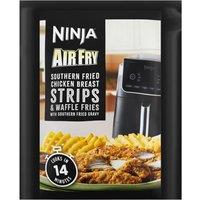 Ninja Air Fry Southern Fried Chicken Breast Strips & Waffle Fries with Southern Fried Gravy 400g