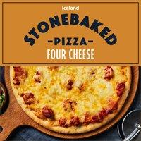 Iceland Stonebaked Four Cheese Pizza 349g
