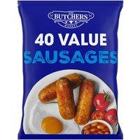 Butchers Market 40 (approx.) Value Sausages 1.8kg