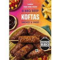 Iceland 8 BBQ Beef Koftas 320g