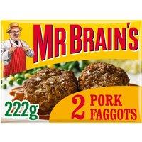 Mr Brain's 2 Pork Faggots 222g