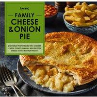 Iceland Family Cheese & Onion Pie 700g