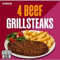 Iceland 4 Beef Grillsteaks 300g