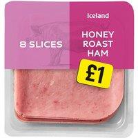 Iceland 8 Slices (Approx.) Honey Roast Ham 80g