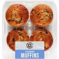 The Daily Bakery 4 Blueberry Muffins