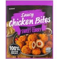 Iceland Sweet Curry Saucy Chicken Bites 504g