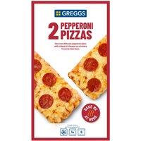 Greggs 2 Pepperoni Pizzas 337g