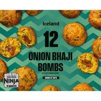 Iceland 12 (Approx.) Onion Bhaji Bombs Filled with Mango Chutney 300g
