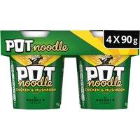 Pot Noodle Standard Pot Chicken & Mushroom 4x 90 g