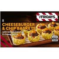 TGI Fridays 8 Cheeseburger & Chip Baskets 233g